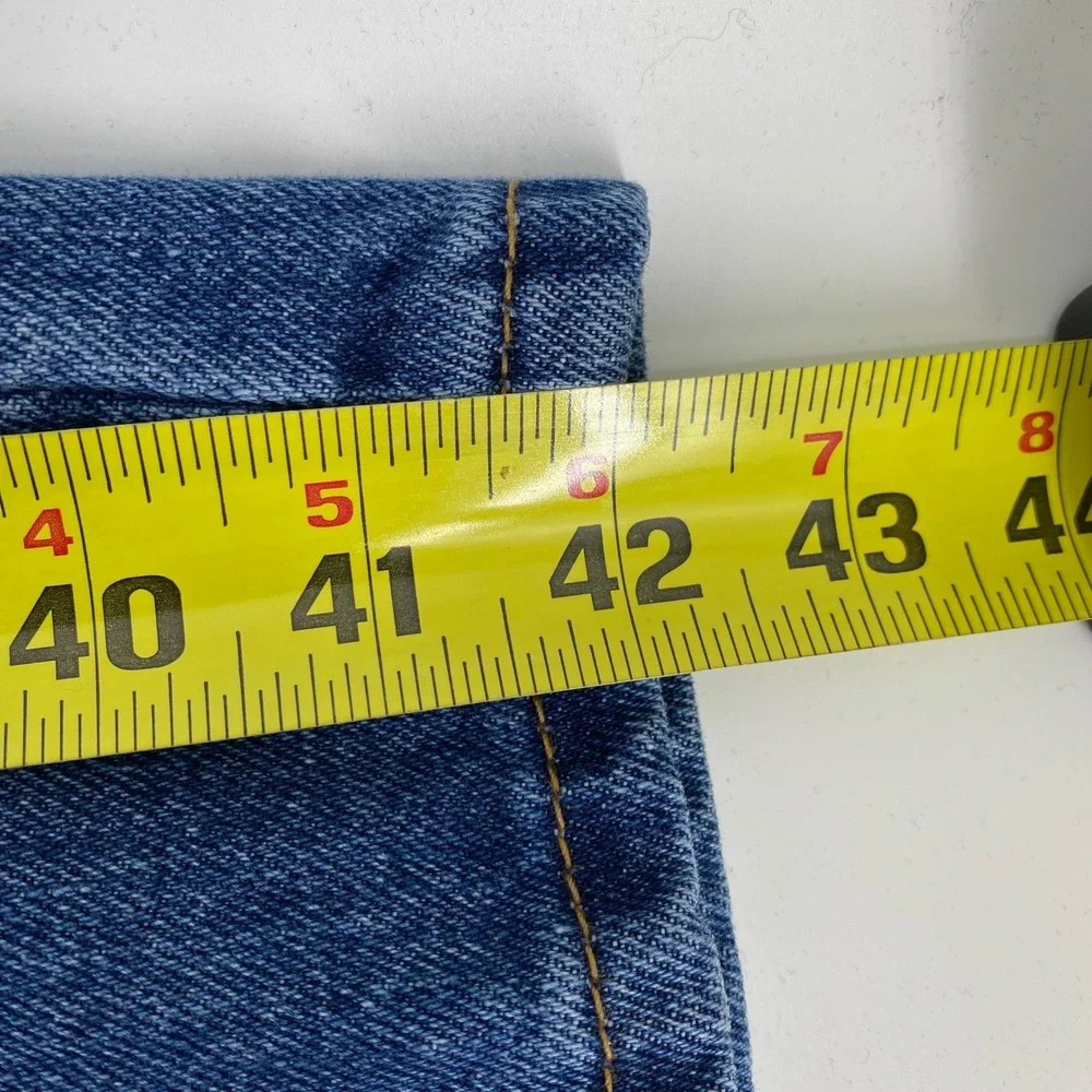 Levi's 505 Regular Fit Straight Leg Mens Blue Denim Jeans W38 L32 Medium Wash